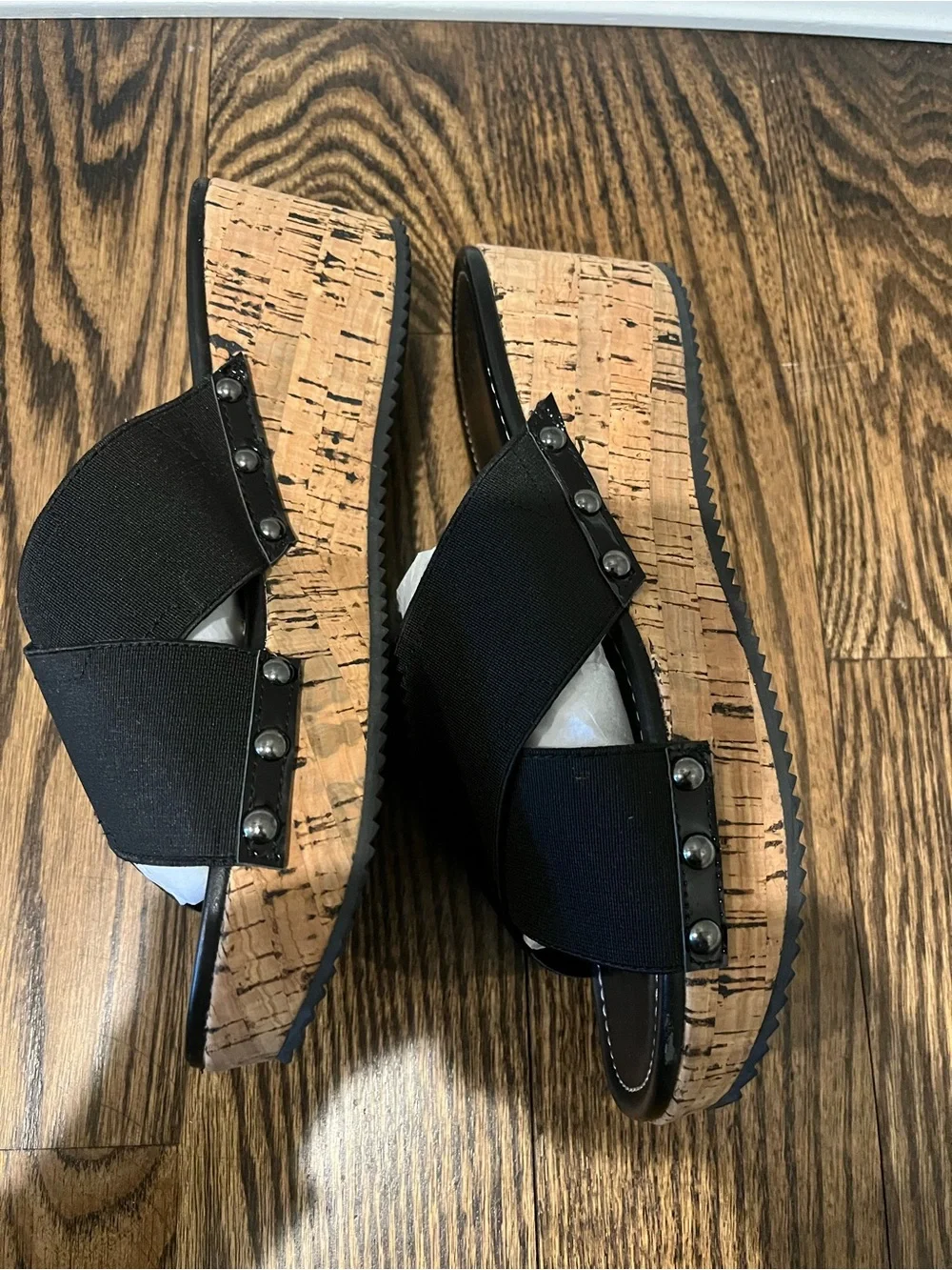 Donald J. Pliner Black Summera Sandal Size 8